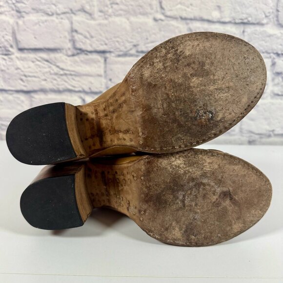 Freebird by Steven Quail Tan Leather sandals 7 - Picture 13 of 13